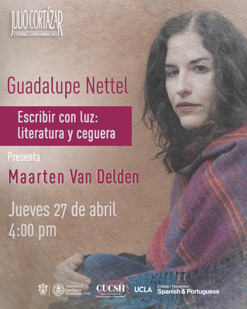 “Escribir con luz: literatura y ceguera” con la escritora mexicana Guadalupe Nettel