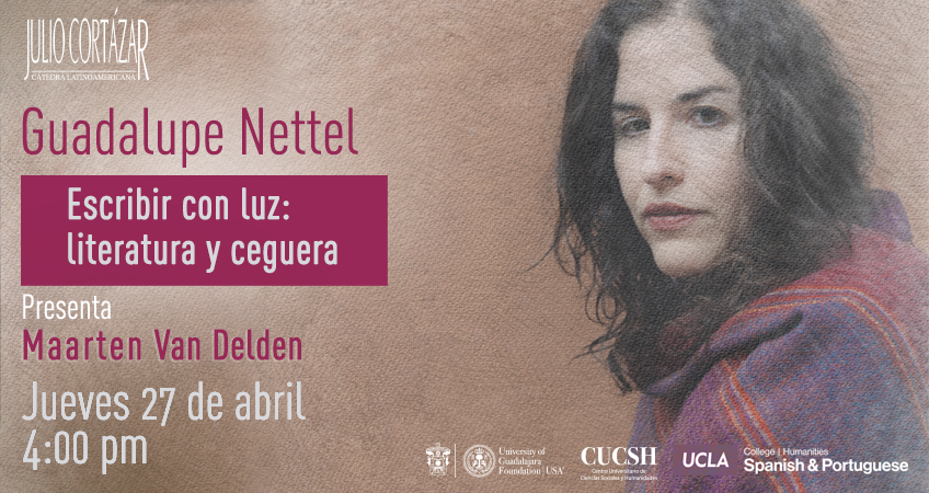“Escribir con luz: literatura y ceguera” con la escritora mexicana Guadalupe Nettel