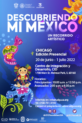 CHICAGO - PROGRAMA DE VERANO PARA NIÑOS 2022: “Descubriendo mi México: Un recorrido artístico” 