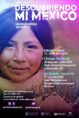 LOS ÁNGELES - PROGRAMA DE VERANO PARA NIÑOS 2022: “Descubriendo mi México: Un recorrido artístico” 