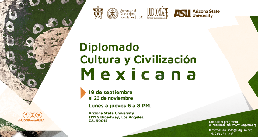Inicia diplomado en Cultura y Civilización Mexicana ofrecido por UDG y ASU